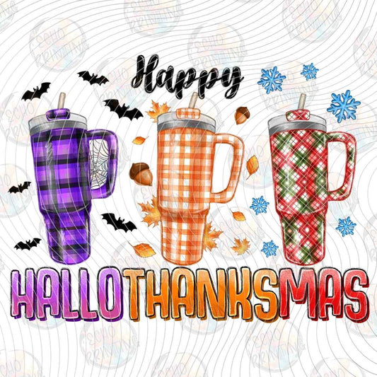 HLW 1783 - HAPPY HALLOTHANKSMAS MUGS