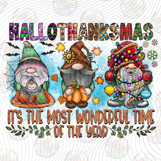HLW 1786 - HALLOTHANKSMAS HOLIDAY GNOMES