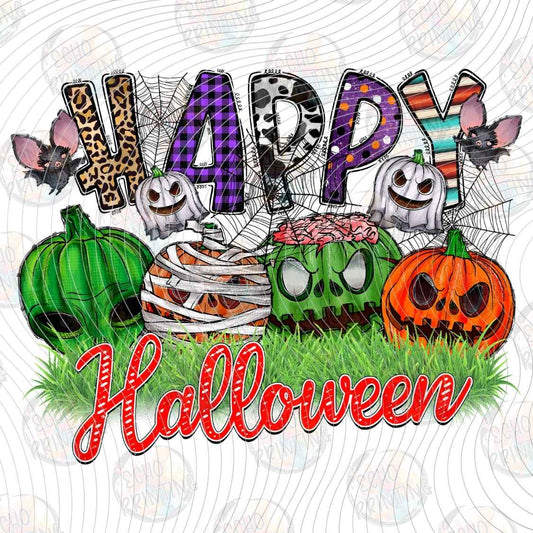 HLW 1794 - HAPPY HALLOWEEN PATCHWORK