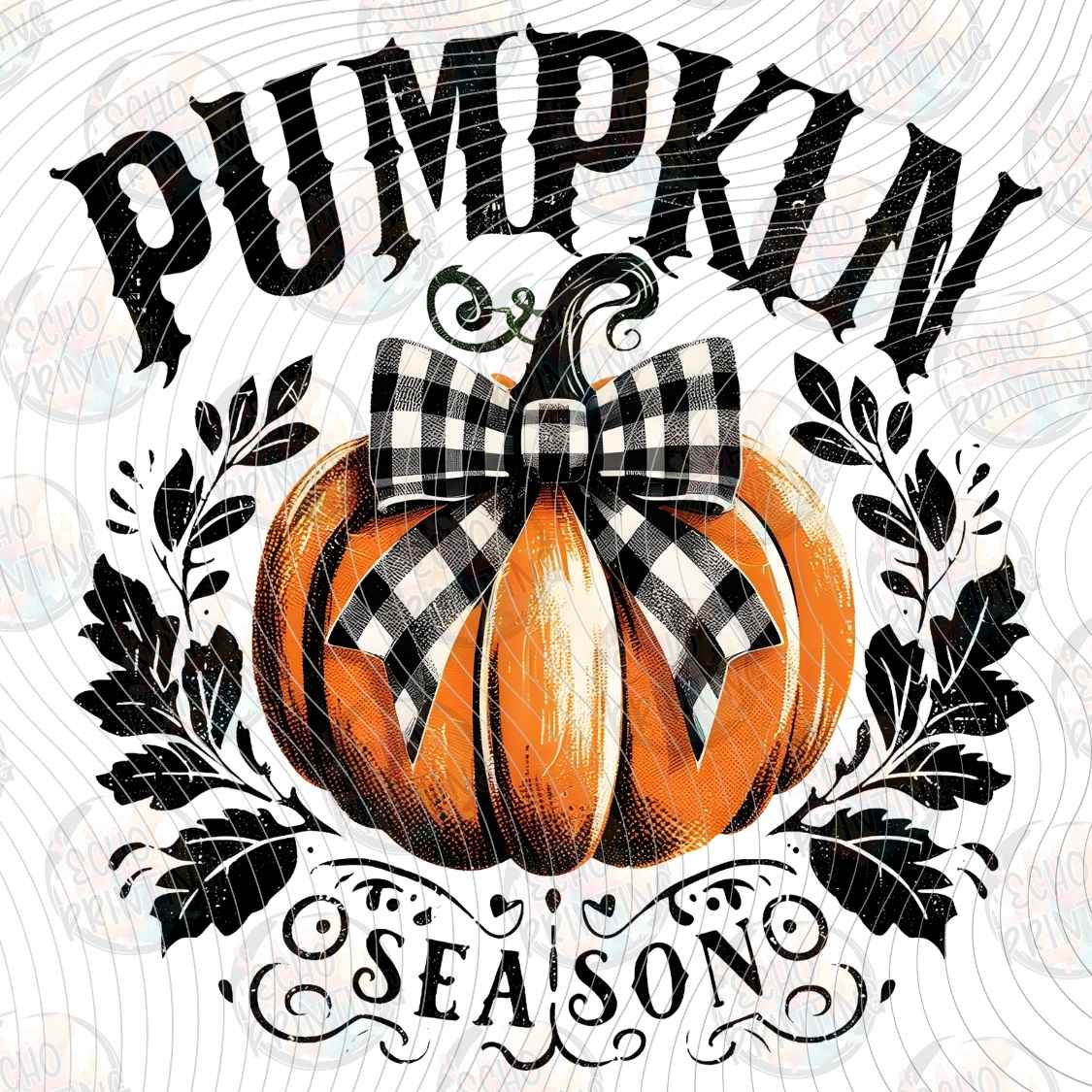 HLW 1837 - GINGHAM PUMPKIN SEASON