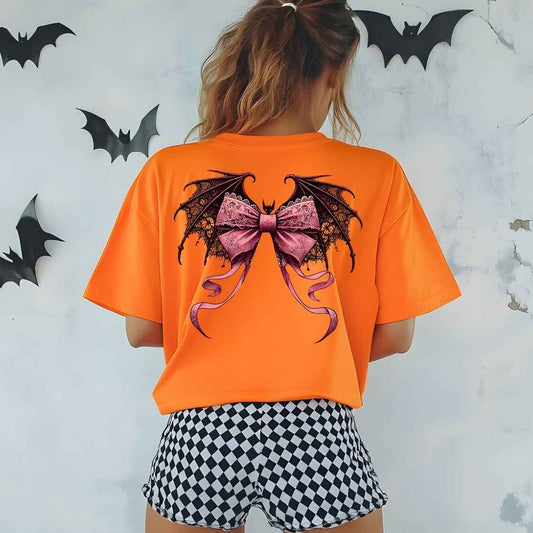 HLW 1846 - ORANGE BOW HALLOWEEN