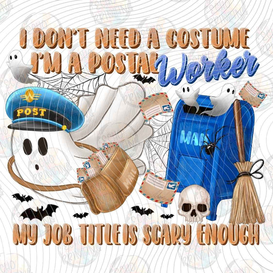 HLW 1862 - POSTAL WORKER HALLOWEEN