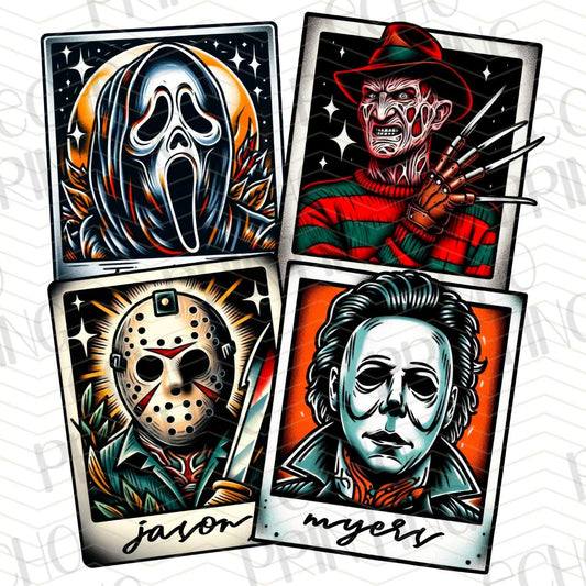 HLW 193 - POLAROID FRAMES OF HORROR ICONS