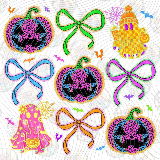 HLW 1930 - HALLOWEEN BOWS COLLAGE
