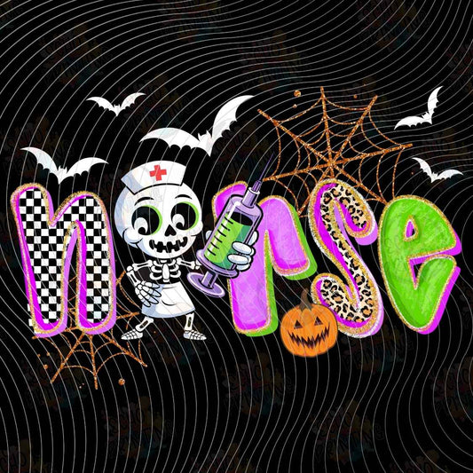 HLW 2012 - NURSE HALLOWEEN LETTERING
