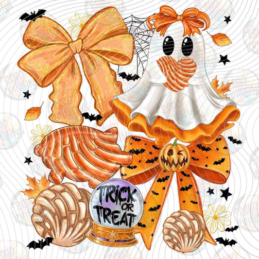 HLW 2027 - ORANGE HALLOWEEN BOWS
