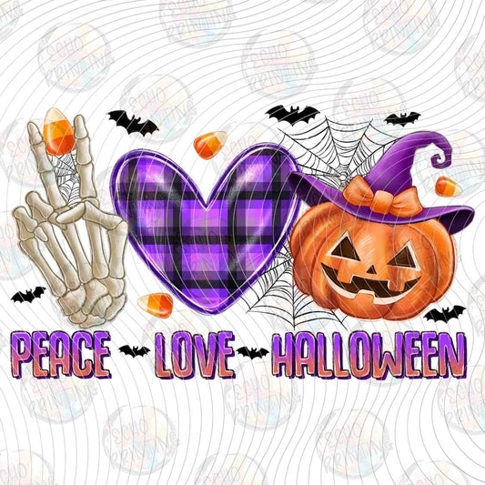 HLW 2032 - PEACE LOVE HALLOWEEN