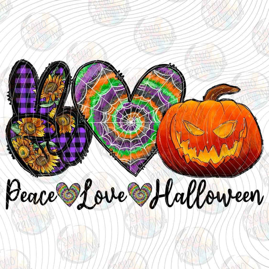 HLW 2033 - PEACE LOVE HALLOWEEN
