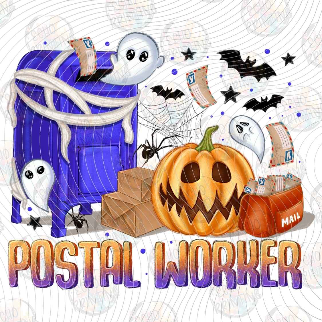 HLW 2050 - POSTAL HOOPER HALLOWEEN