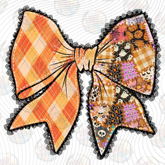HLW 2052 - ORANGE HALLOWEEN BOW