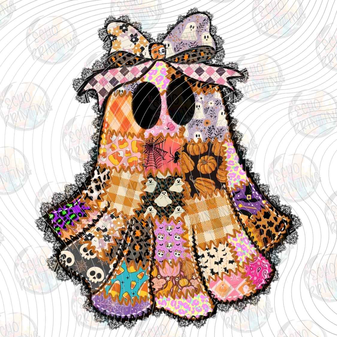 HLW 2056 - FLORAL GHOST HALLOWEEN