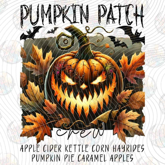 HLW 2073 - LEOPARD PUMPKIN BOWS