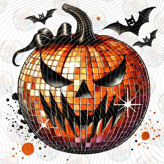 HLW 2079 - GLITTER JACK O LANTERN