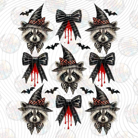 HLW 2083 - HALLOWEEN CAT BOWS