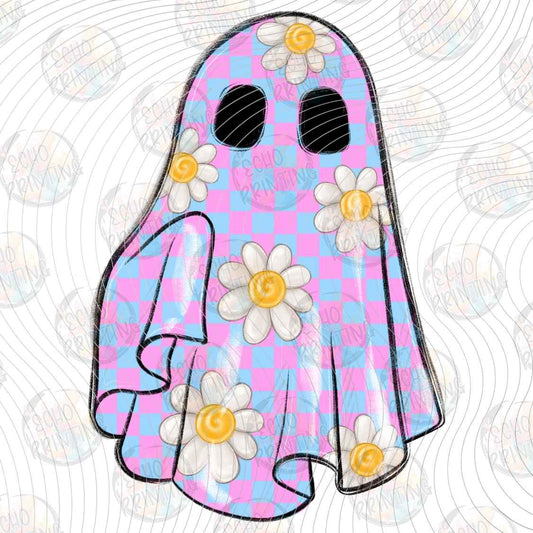 HLW 2087 - FLORAL GHOST PASTEL STYLE