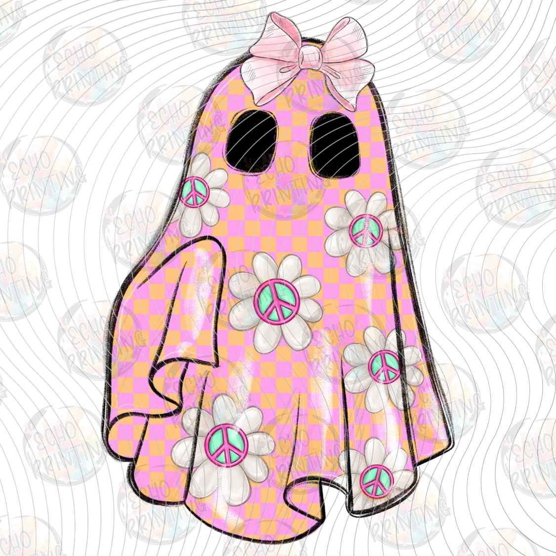 HLW 2088 - PASTEL GHOST FLOWERS