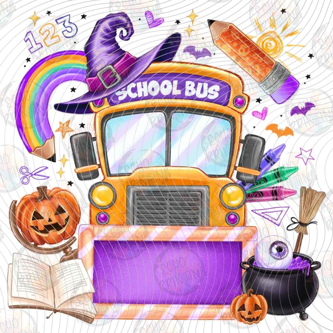 HLW 2108 - HALLOWEEN SCHOOL BUS