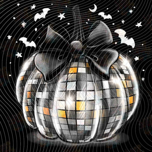 HLW 2113 - PLAID DISCO PUMPKIN