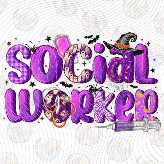 HLW 2126 - SOCIAL WORKER HALLOWEEN