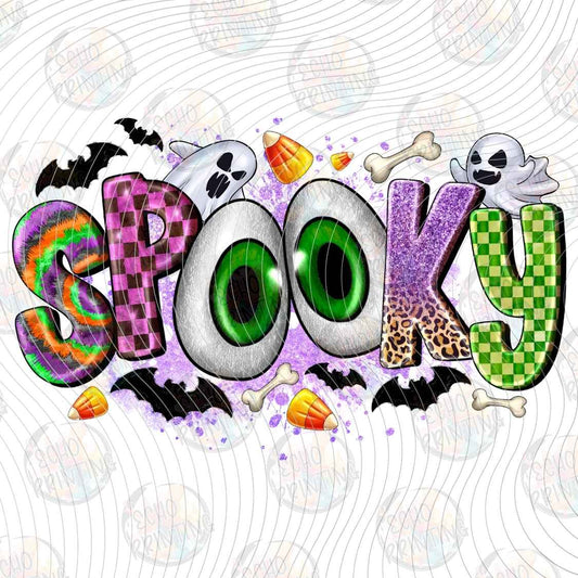 HLW 2133 - SPOOKY HALLOWEEN LETTERING