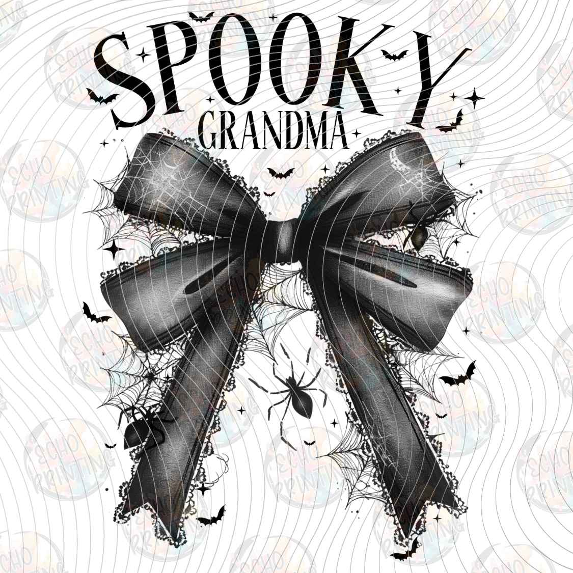 HLW 2144 - SPOOKY GRANDMA BOW
