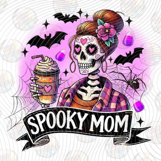 HLW 2151 - SPOOKY MOM SKELETON STYLE