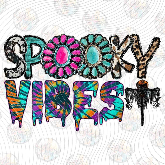 HLW 2165 - SPOOKY VIBES RETRO LETTERING