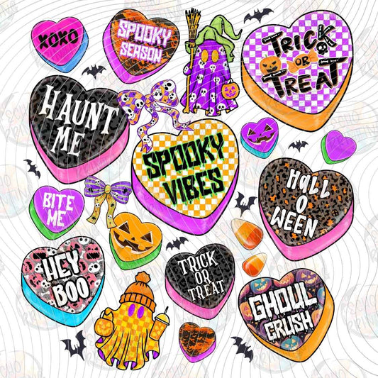 HLW 2166 - SPOOKY VIBES BUTTON COLLAGE
