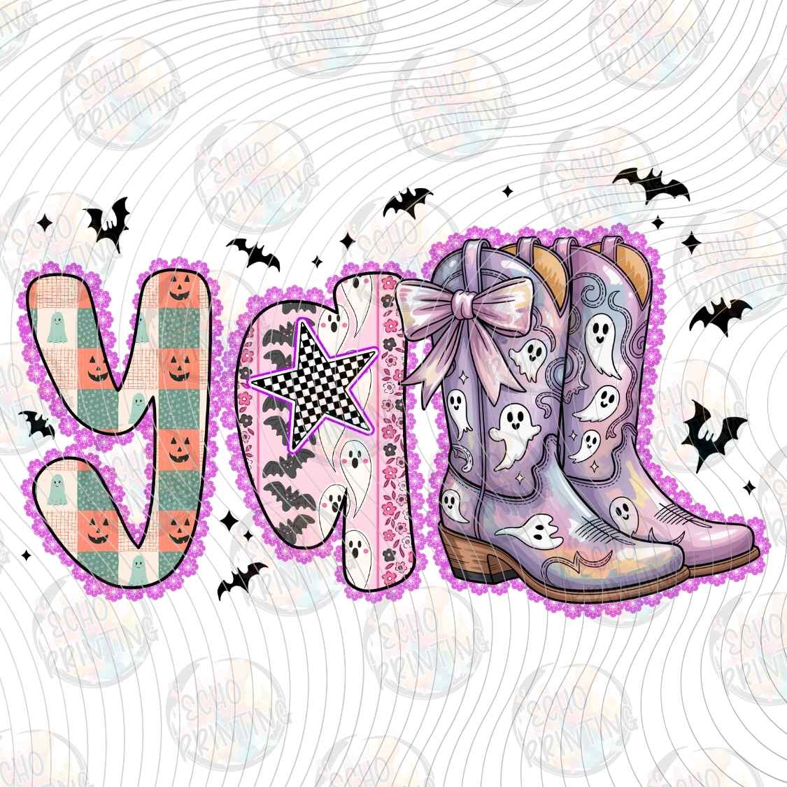 HLW 2175 - SPOOKY YAYA LETTERING