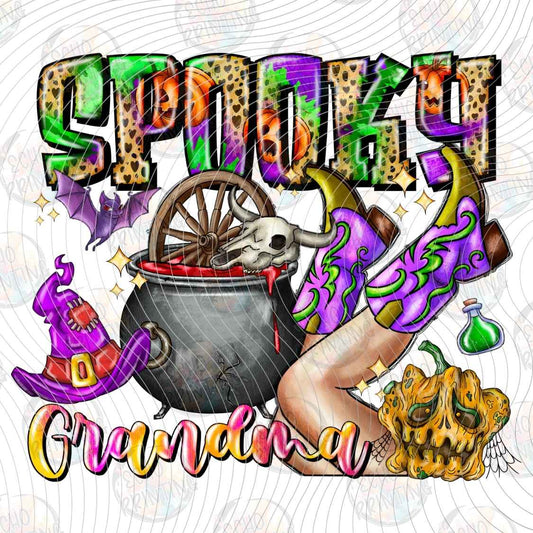 HLW 2185 - SPOOKY GRANDMA HALLOWEEN