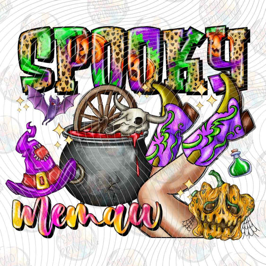 HLW 2194 - SPOOKY MEMAW HALLOWEEN
