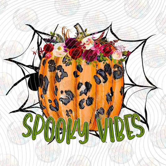 HLW 2208 - SPOOKY VIBES LEOPARD PUMPKIN