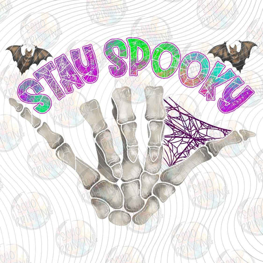 HLW 2220 - STAY SPOOKY SKELETON HAND