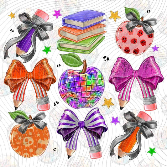 HLW 2233 - HALLOWEEN BOWS ACCESSORIES