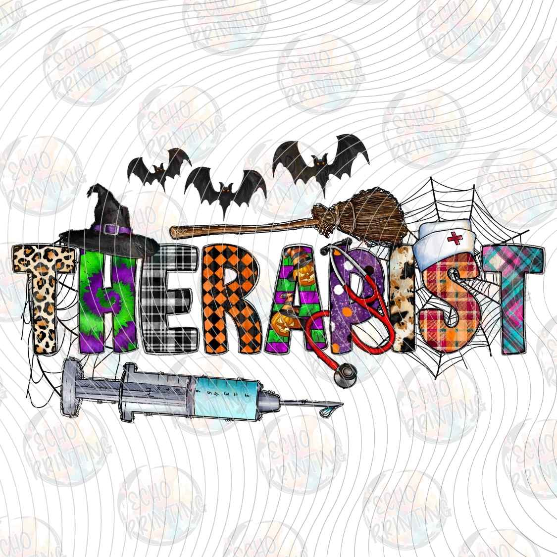 HLW 2238 - THERAPIST HALLOWEEN LETTERING