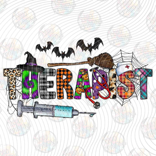 HLW 2238 - THERAPIST HALLOWEEN LETTERING