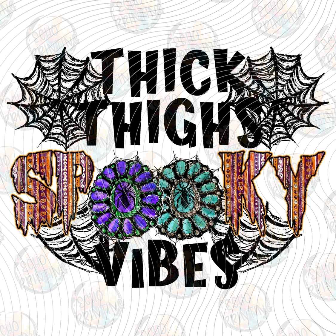 HLW 2250 - THICK THIGHS HALLOWEEN VIBES