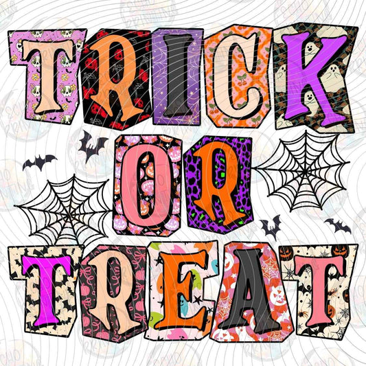 HLW 2265 - TRICK OR TREAT LETTERING