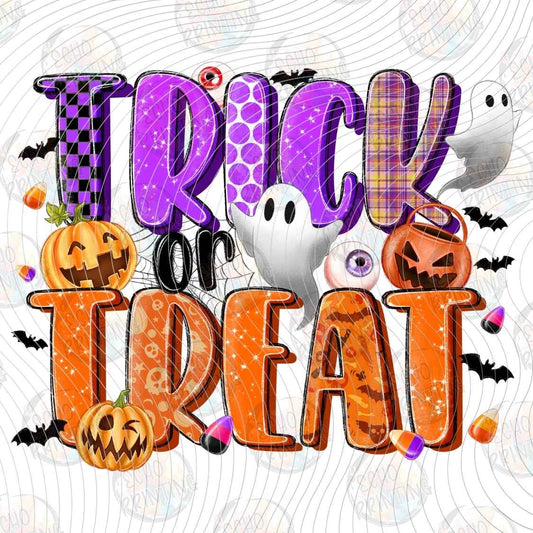 HLW 2272 - TRICK OR TREAT LETTERING
