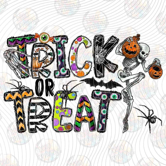 HLW 2288 - TRICK OR TREAT LETTERING