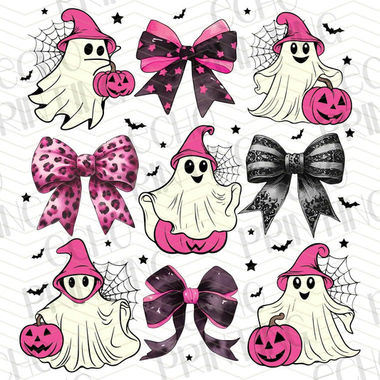 HLW 231 - GHOST WITH PINK BOWS