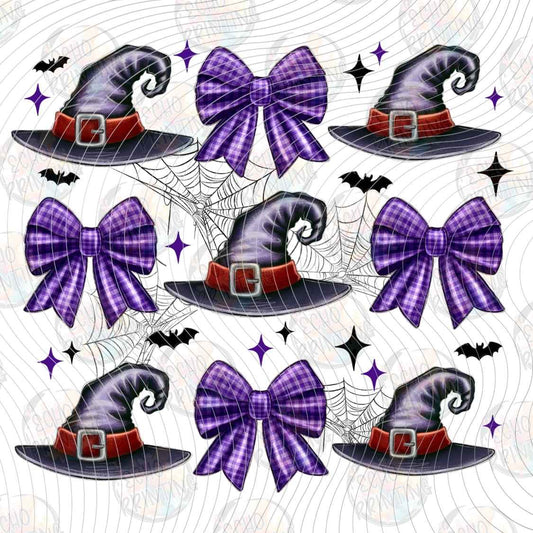 HLW 2342 - HALLOWEEN WITCH HAT BOWS