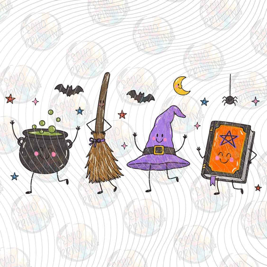 HLW 2378 - HALLOWEEN ICON COLLAGE