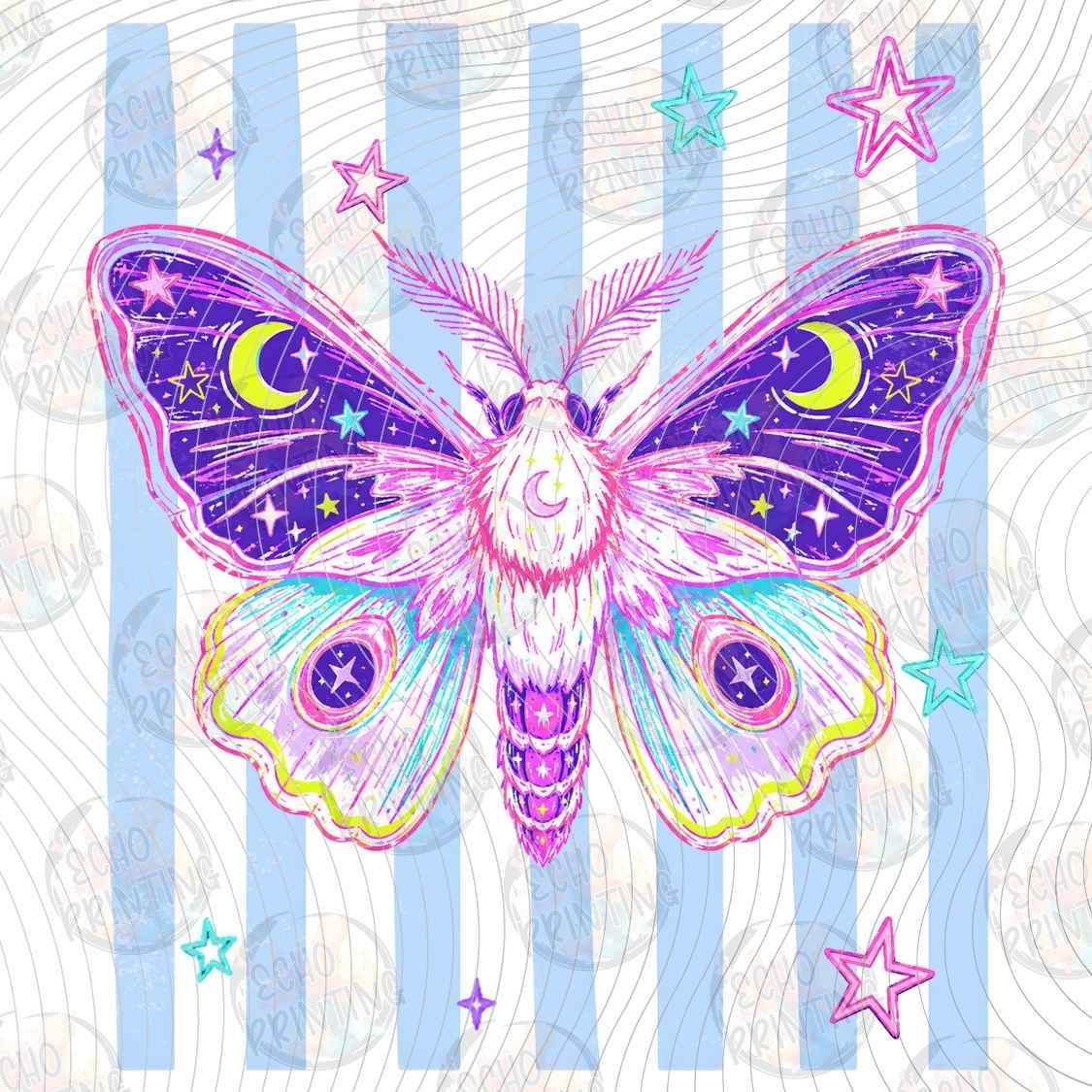 HLW 2380 - PASTEL BUTTERFLY HALLOWEEN