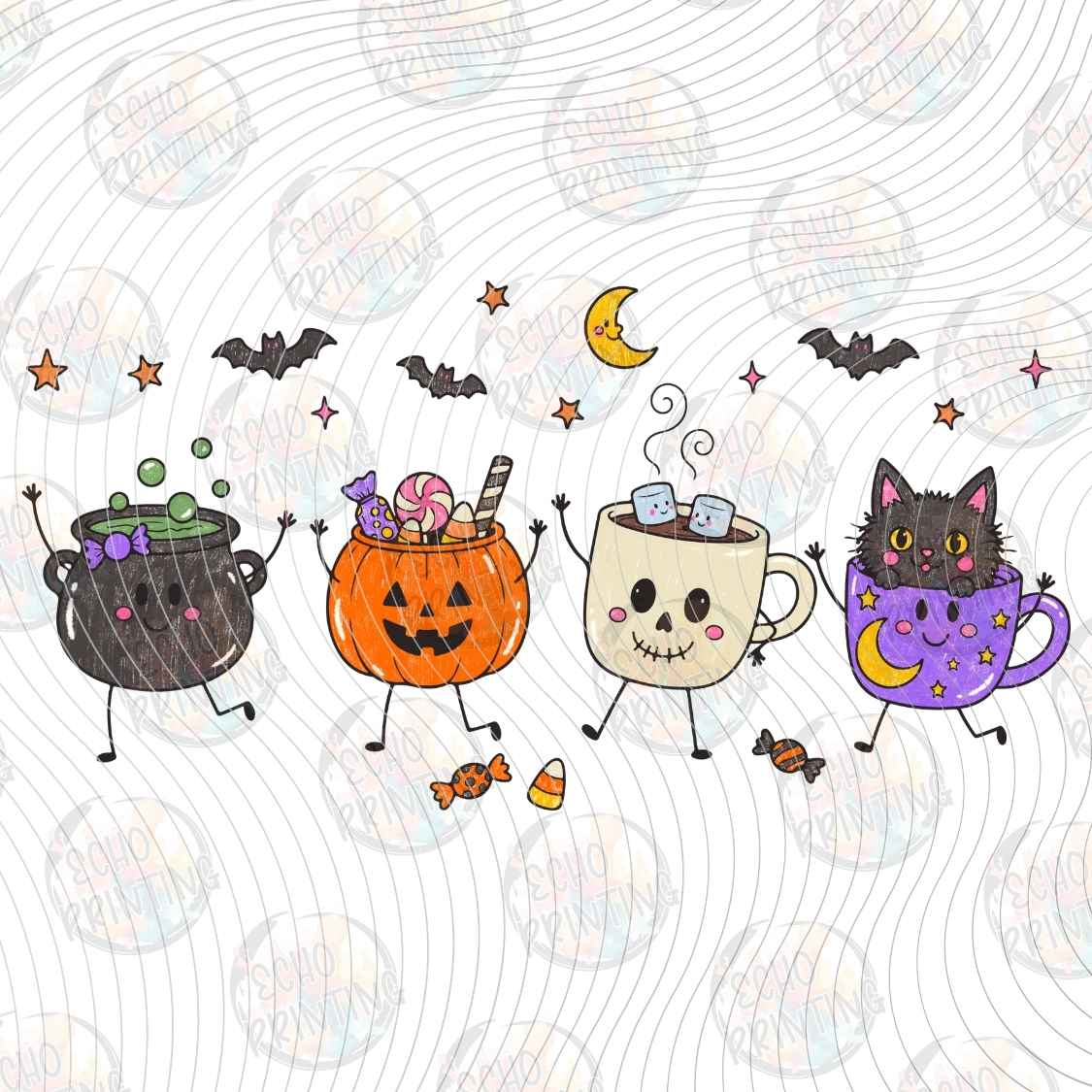 HLW 2386 - HALLOWEEN ICON BORDER