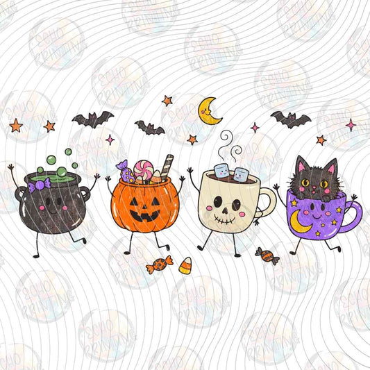 HLW 2386 - HALLOWEEN ICON BORDER