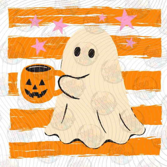 HLW 2391 - SIMPLE GHOST PUMPKIN