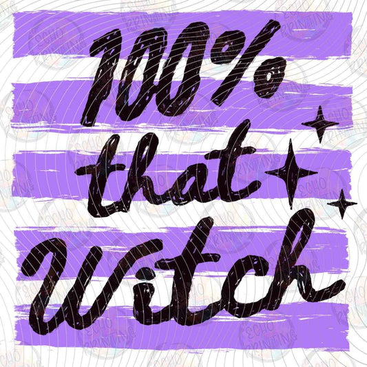 HLW 2396 - ONE HUNDRED PERCENT THAT WITCH