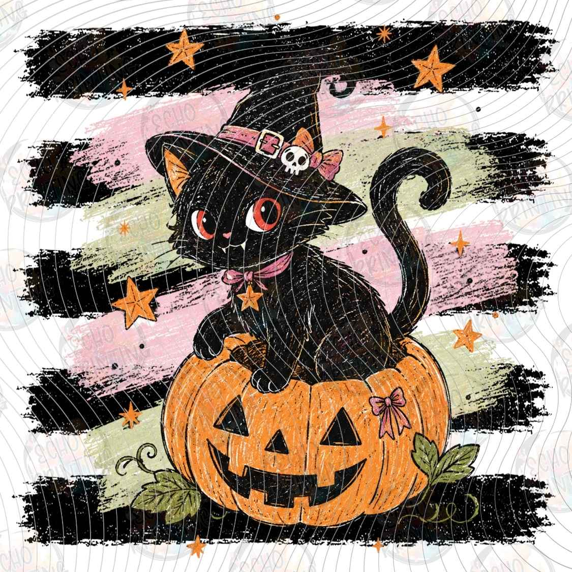 HLW 2403 - BLACK CAT PUMPKIN