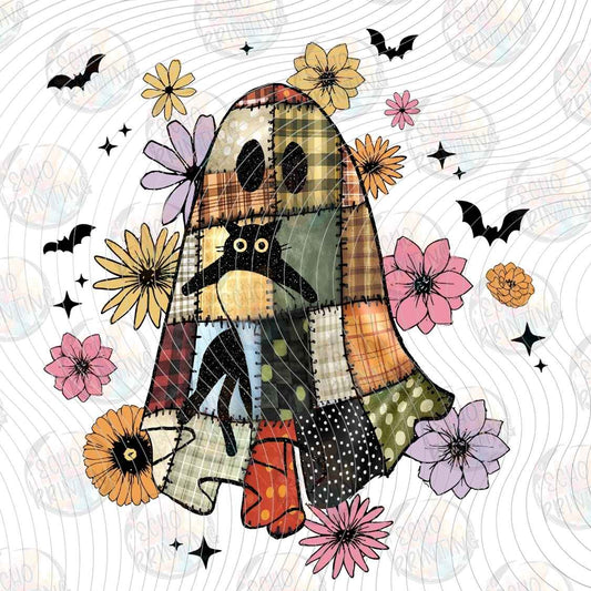 HLW 2414 - PATCHWORK GHOST DOLL